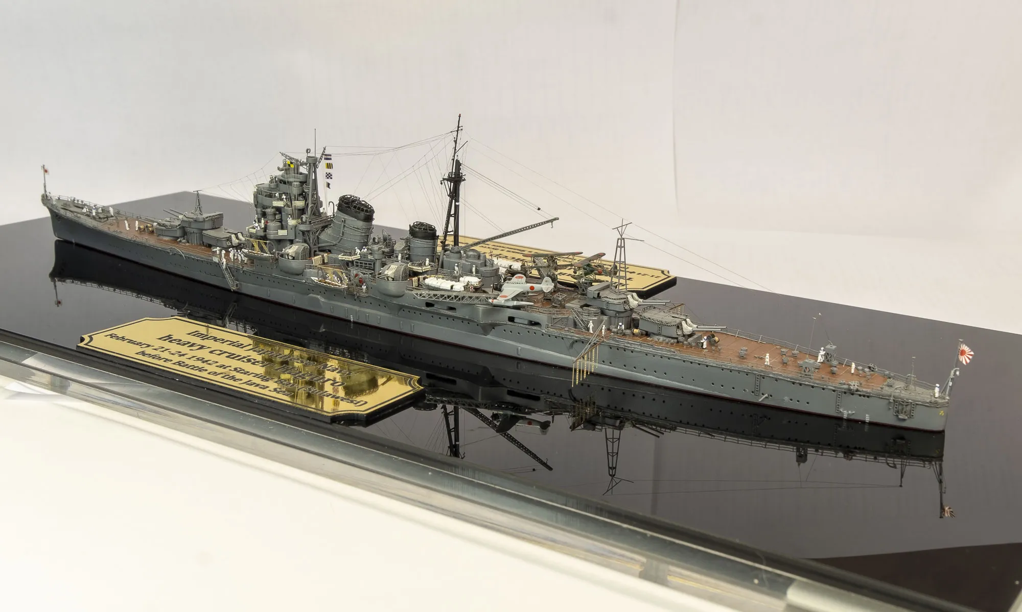 Модель корабля Тяжелый крейсер Haguro 1942 - Верфь на Столе