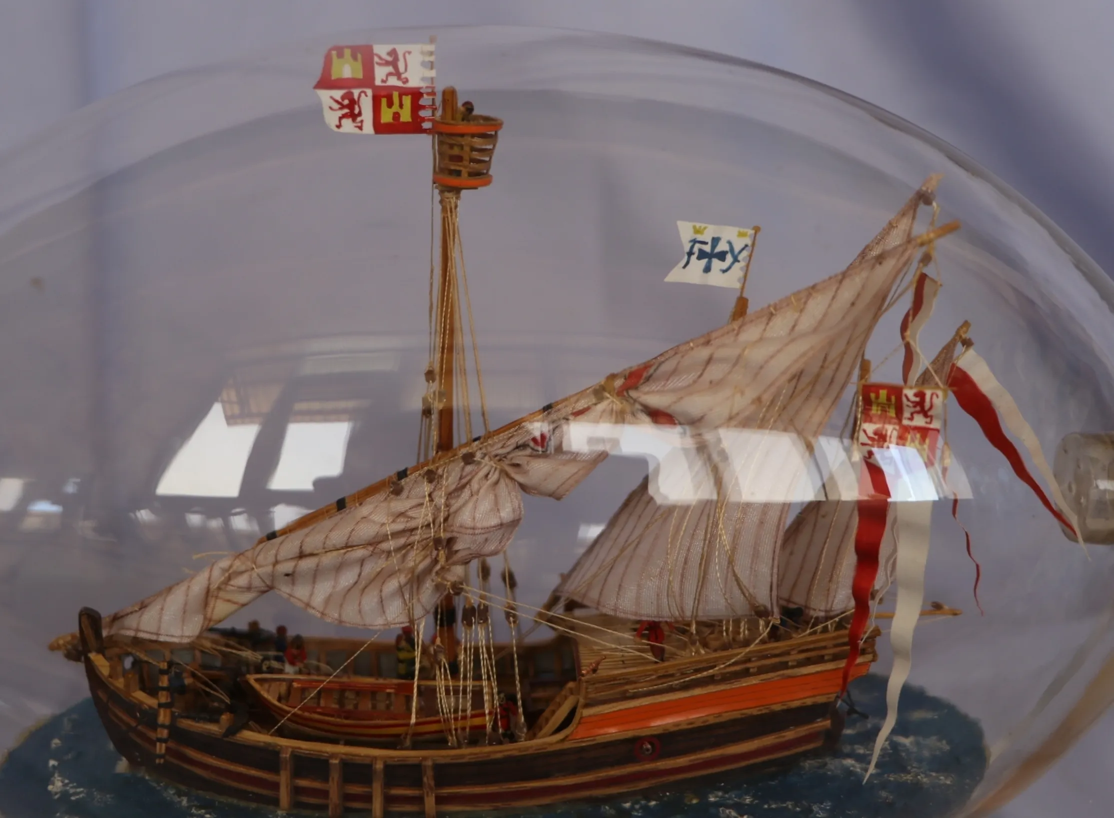 Модель корабля Каравелла "Нинья" - Верфь на Столе