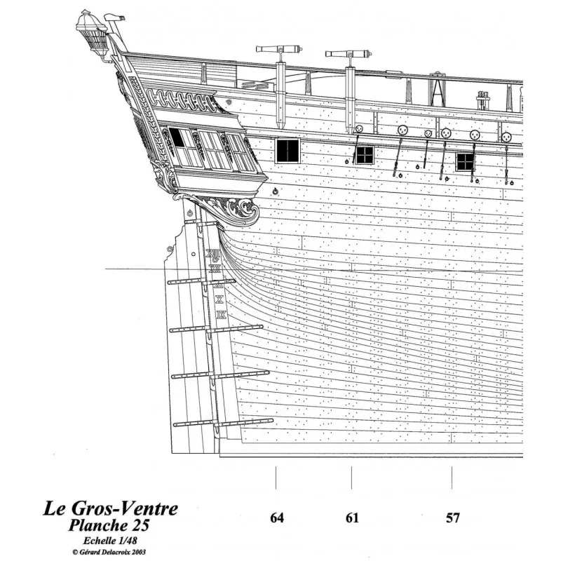 Le Gros Ventre, 1766 + чертежи