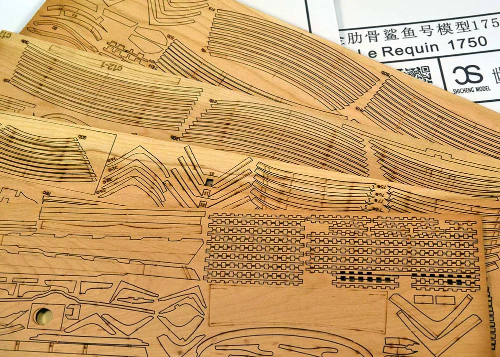 модель корабля для сборки Le Requin 1750 (адмиралтейская версия)