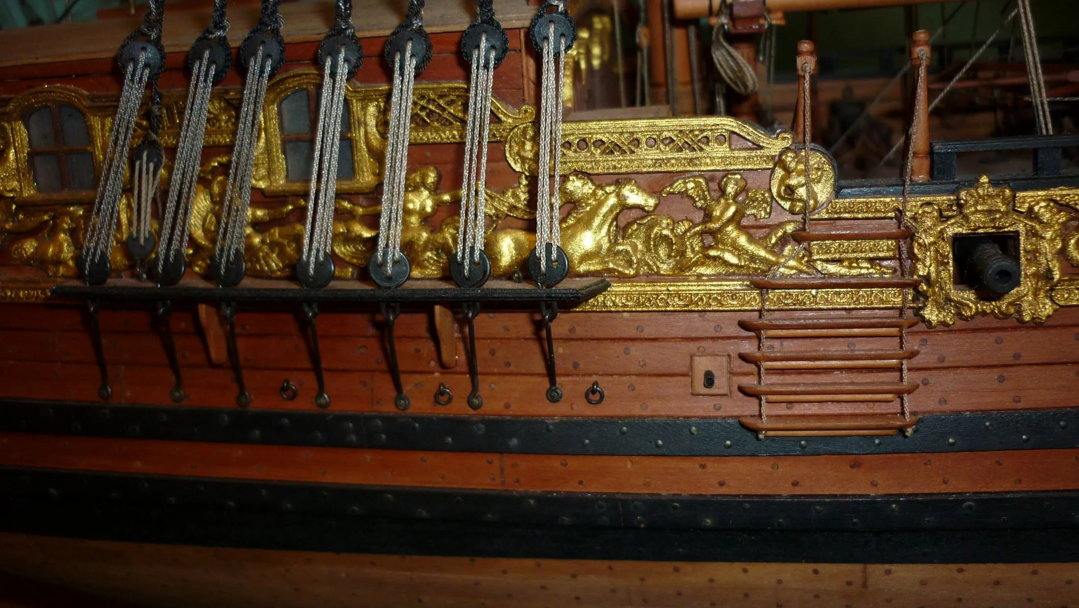 Модель корабля Королевская яхта «Royal Caroline», Англия - Верфь на Столе