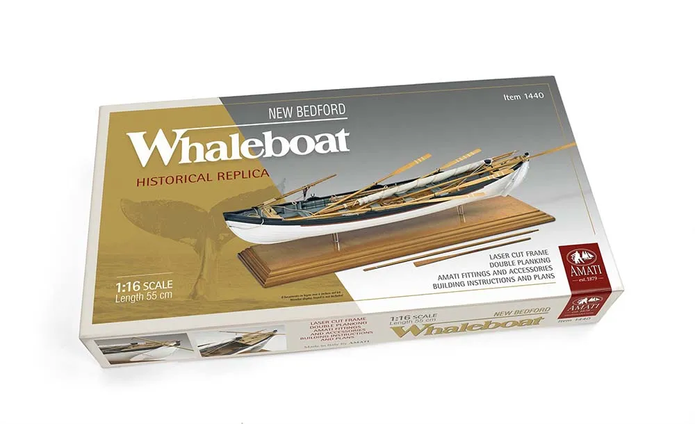 Китобойный Вельбот (Whaleboat) + (Полный набор инструментов, клея и краски)