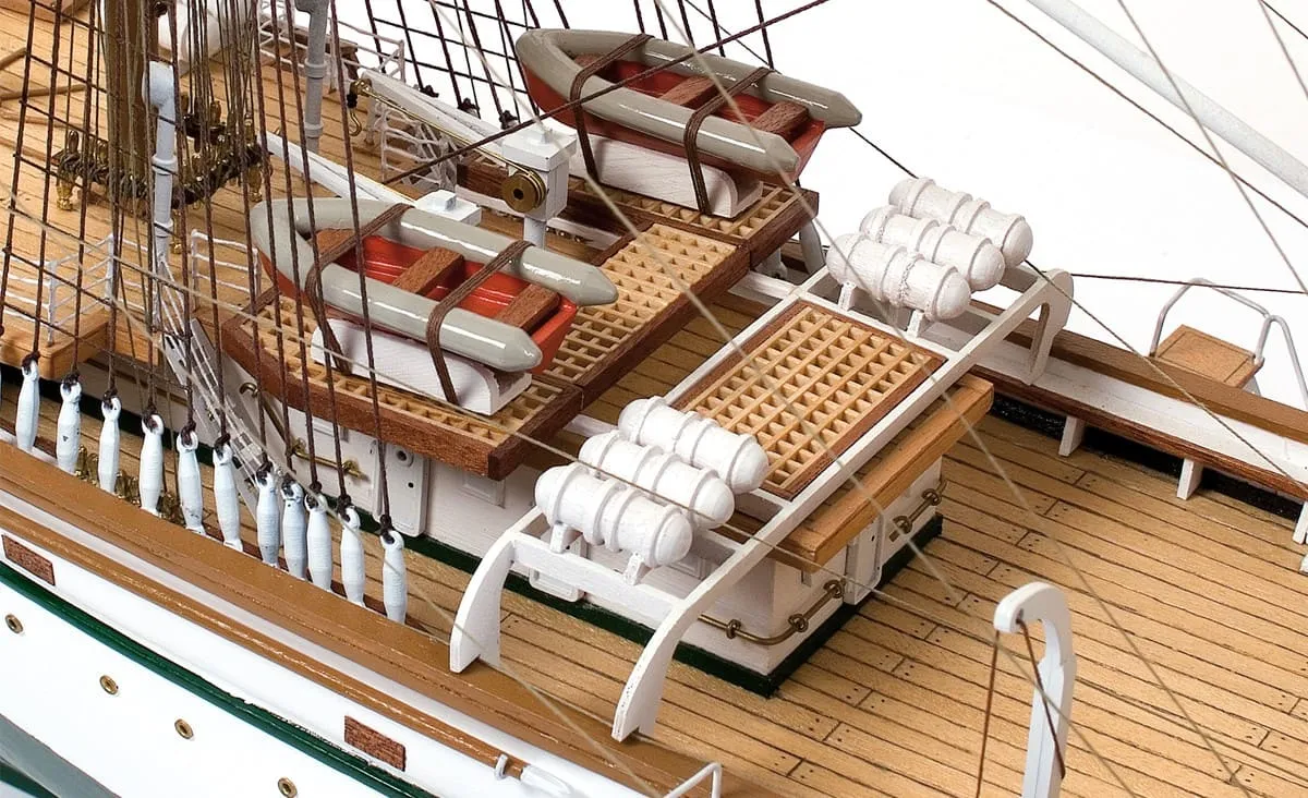 модель корабля своими руками Gorch Fock