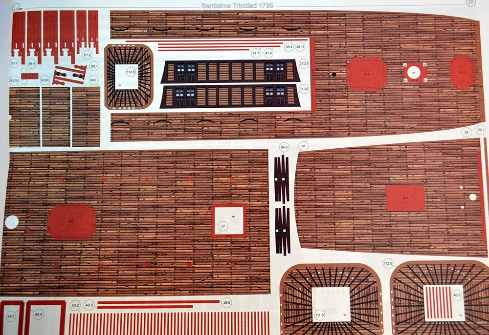 Santisima Trinidad бумажная модель