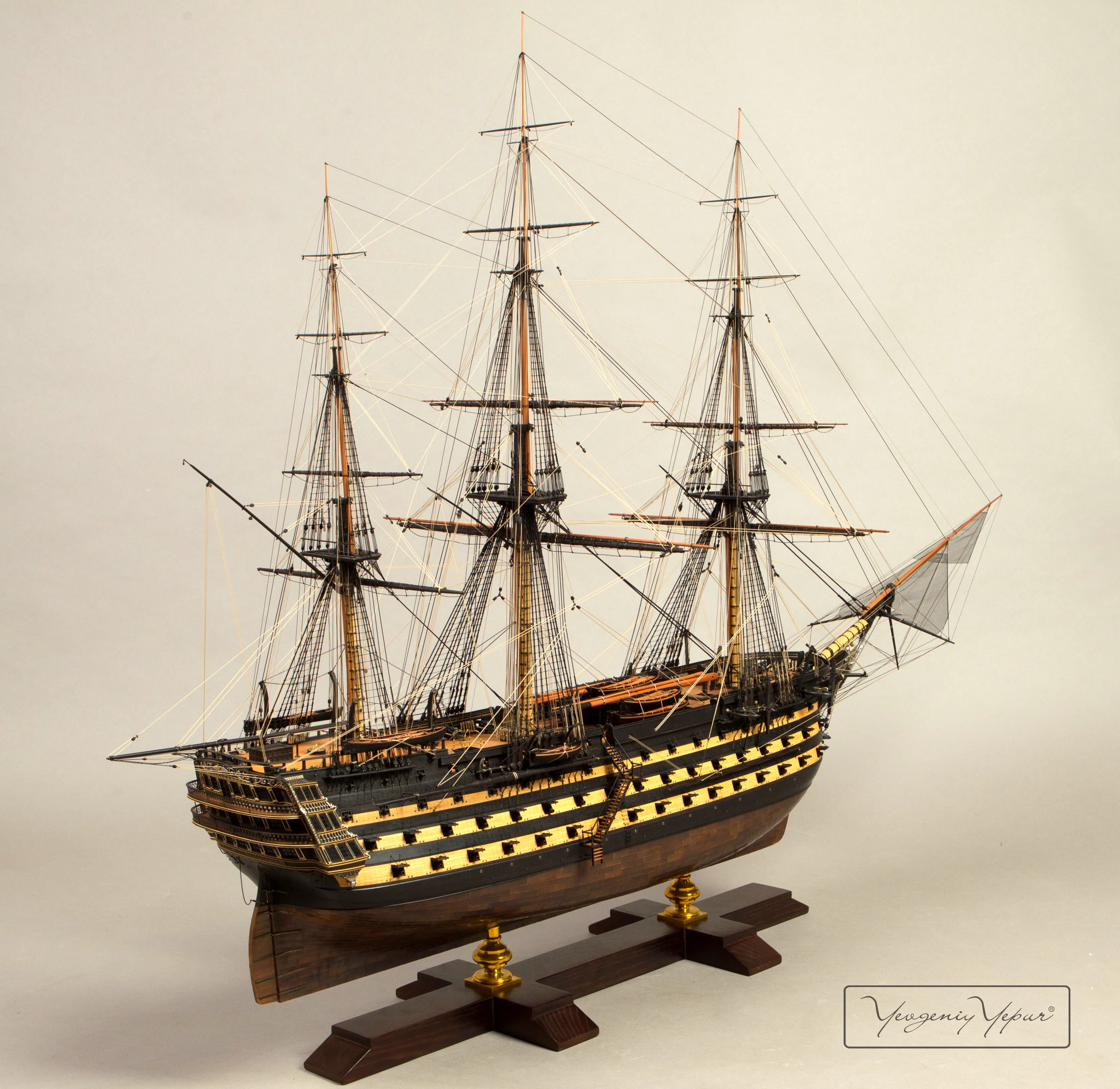 Модель корабля 120-ти пушечный корабль"Великий Князь Константин" - Верфь на Столе