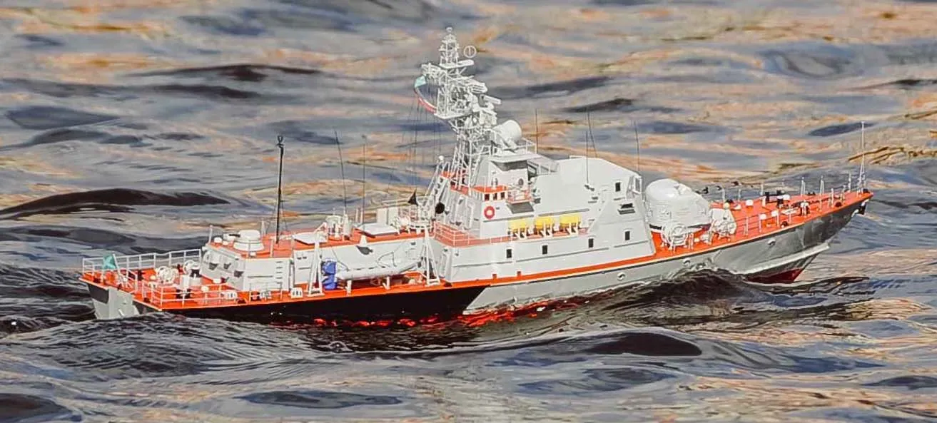 Модель корабля Пограничный сторожевой корабль проекта 10410 «Светляк»  - Верфь на Столе