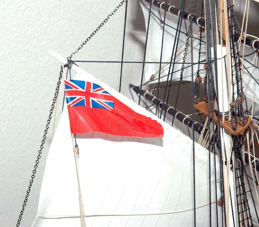 деревянная модель парусника Cutty Sark