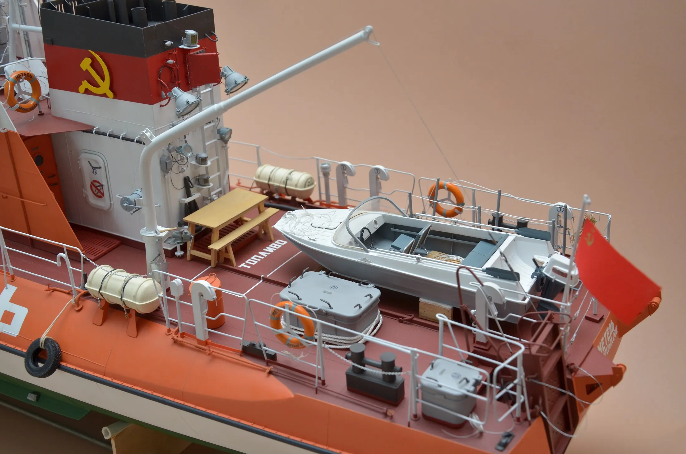 Модель корабля «Метель», проект 1458 - Верфь на Столе