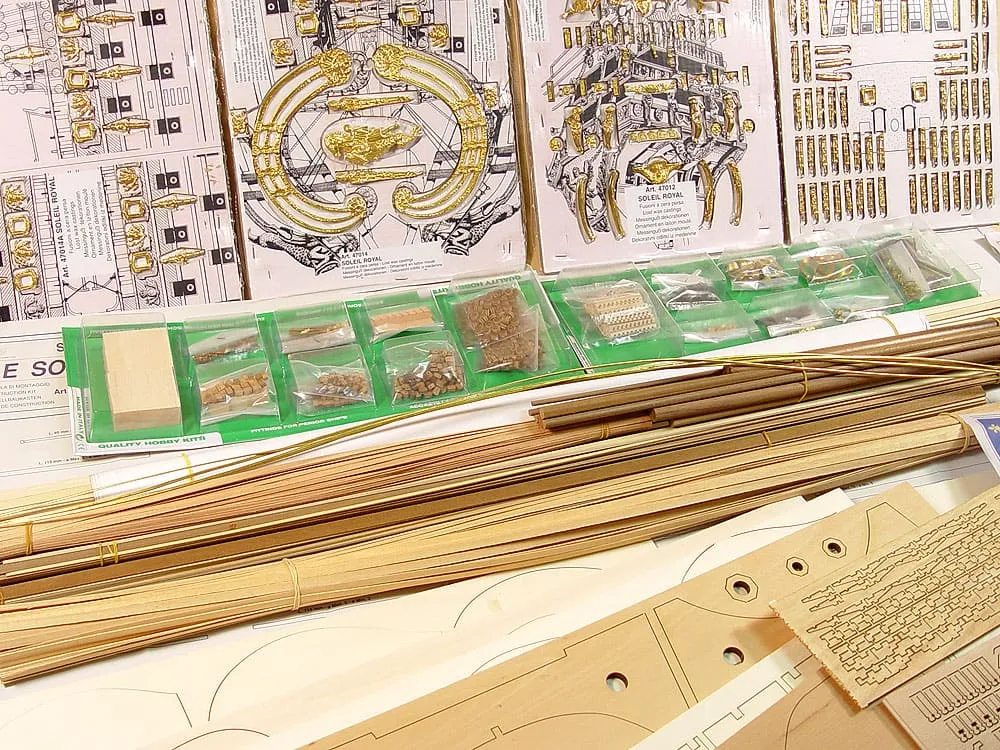 Модель корабля своими руками Le Soleil Royal