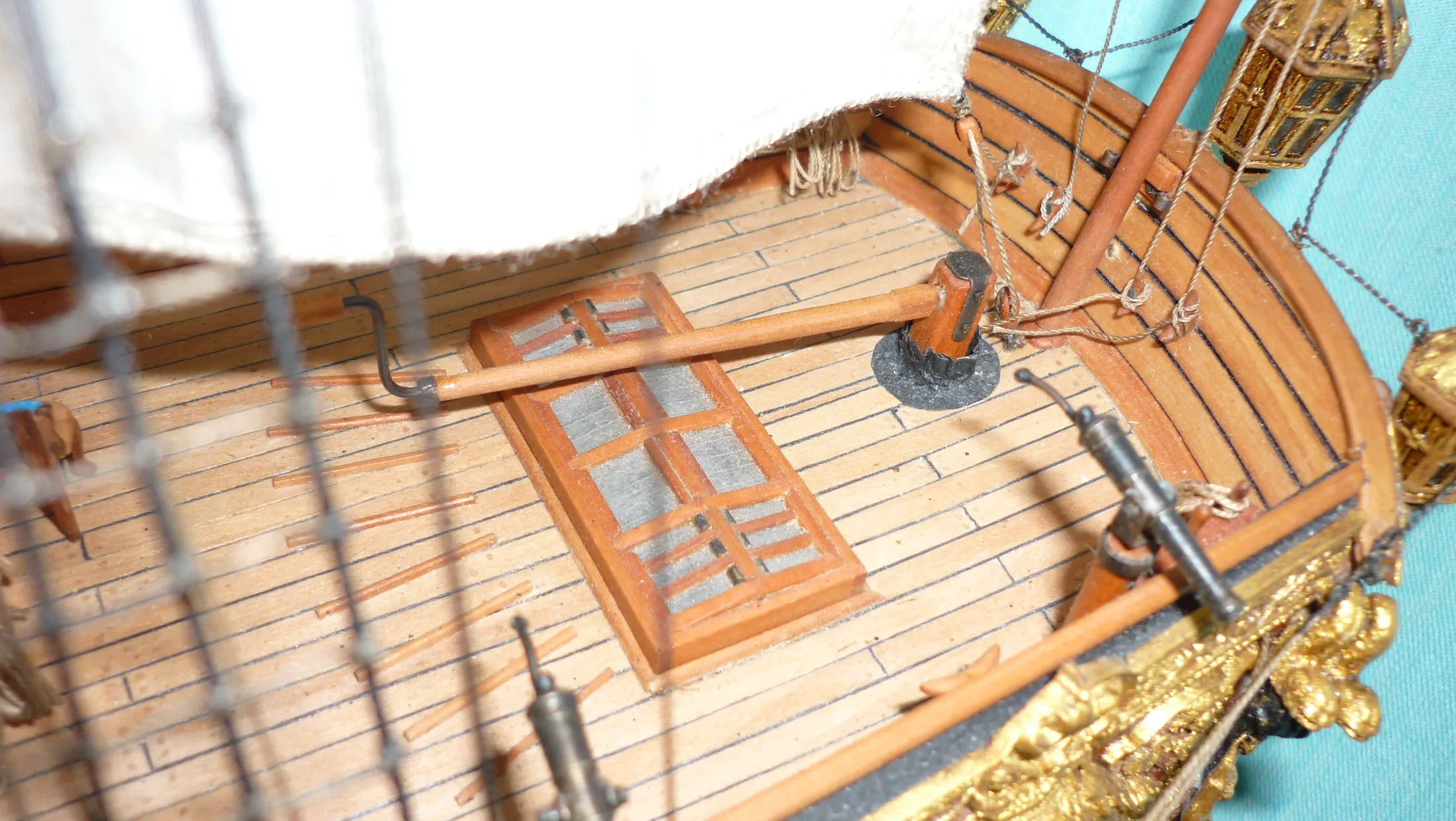 Модель корабля Королевская яхта «Royal Caroline», Англия - Верфь на Столе