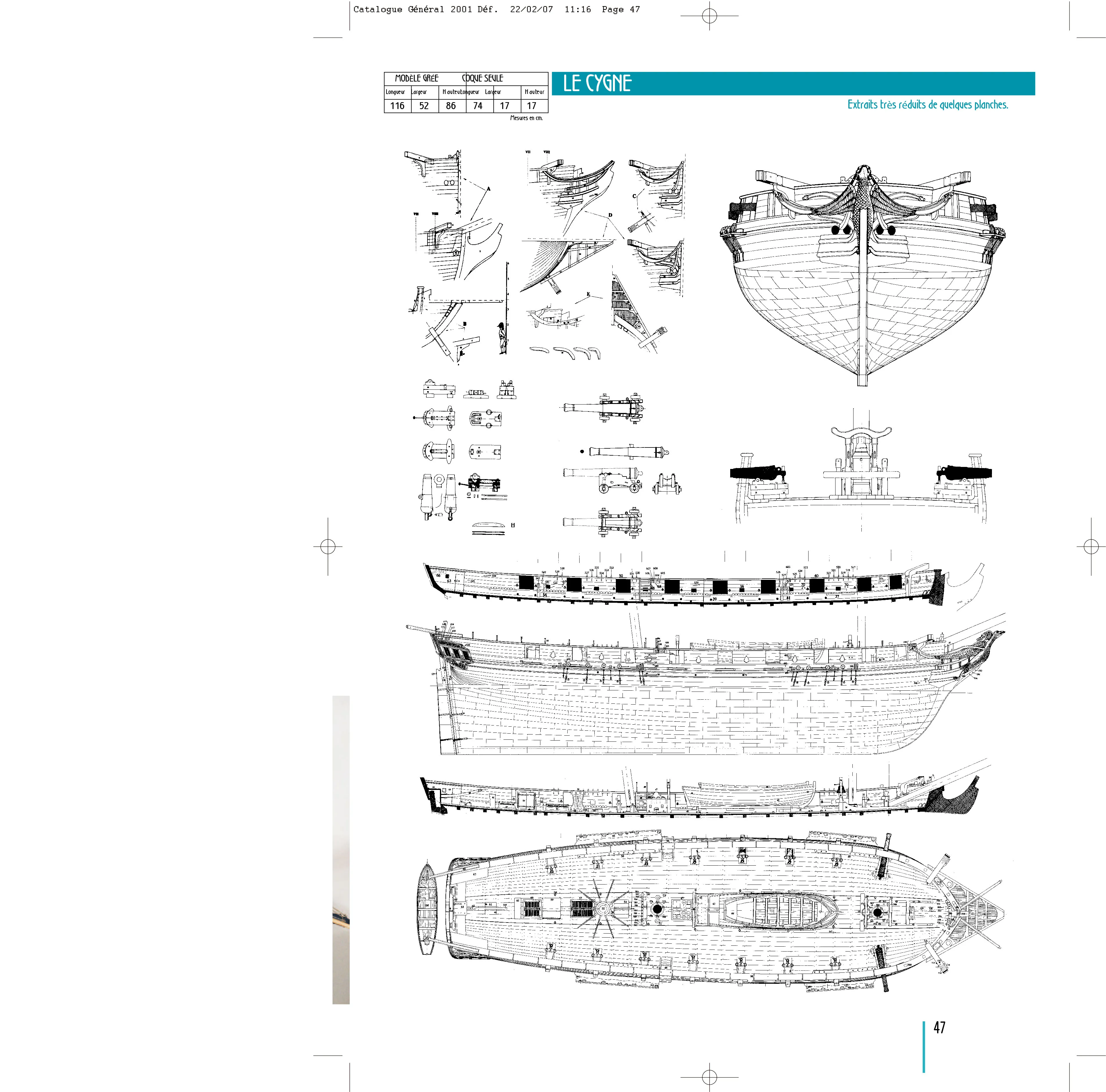 Le Cygne 1806-1808 + чертежи