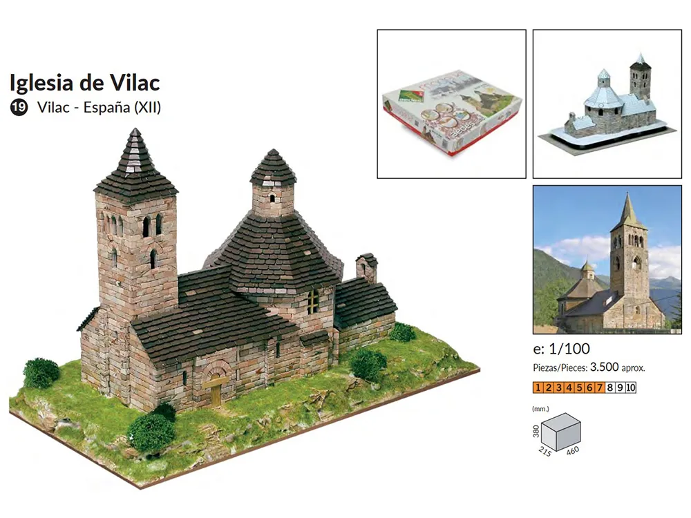 керамический конструктор Церковь Vilac