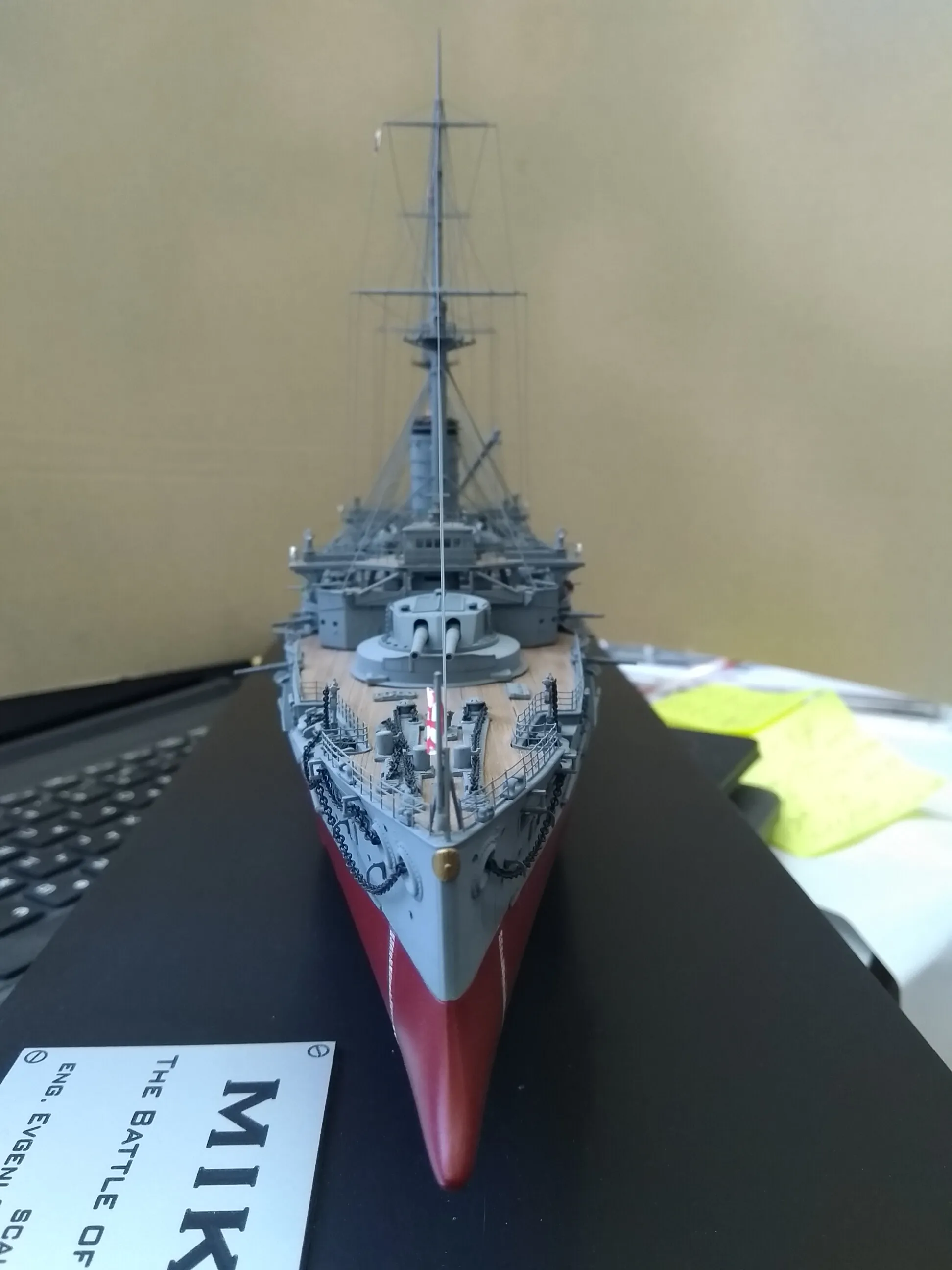 Модель корабля Броненосец "MIKASA" - Верфь на Столе