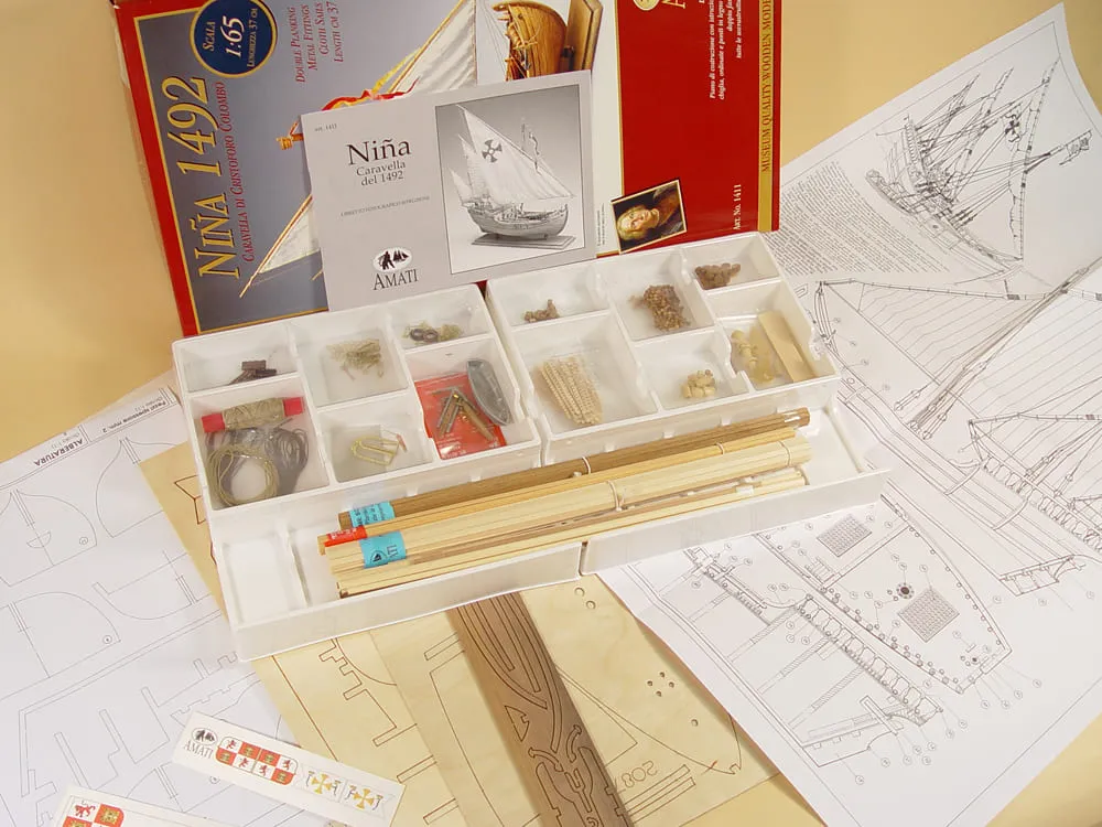 модель корабля Nina