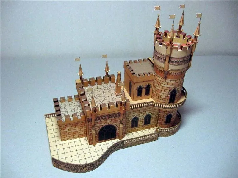 Модель из картона Дворец в Крыму