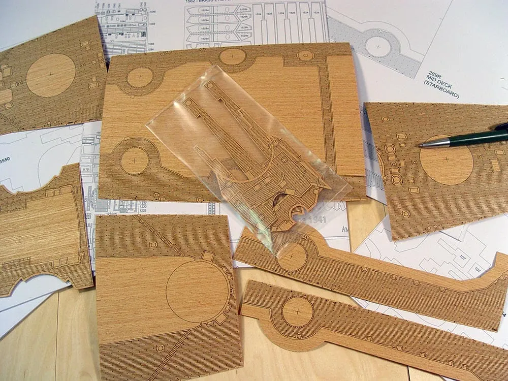 модель корабля Bismarck (Бисмарк)