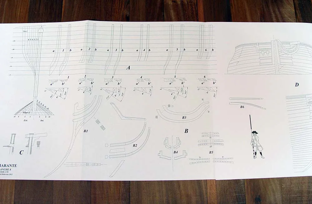 L’Amarante 1747 + чертежи