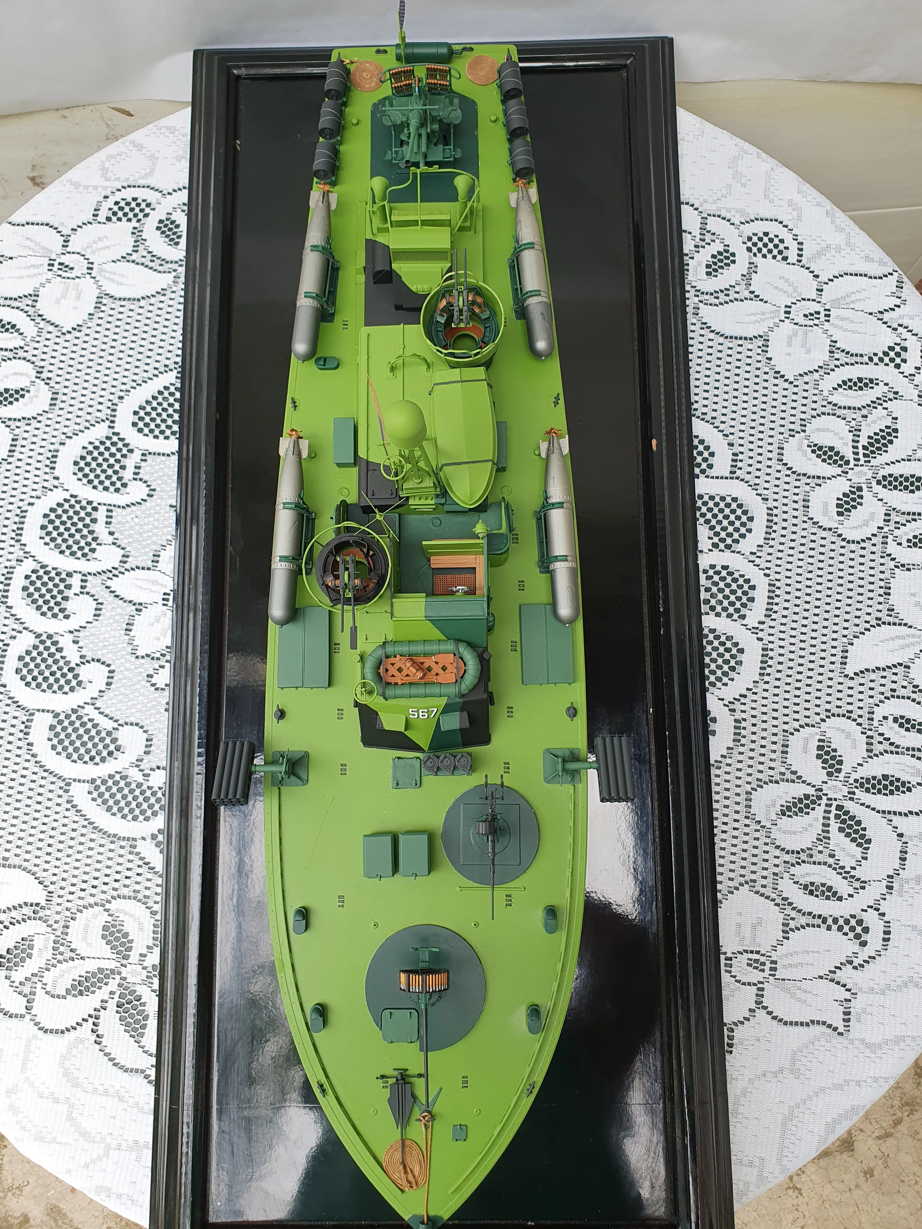 Модель корабля ELCO 80 TORPEDO BOAT PT-567 - Верфь на Столе