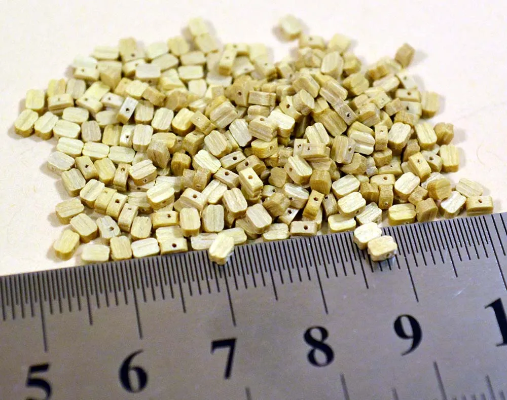 Блок, одношкивный, самшит,  3 мм, 20 шт