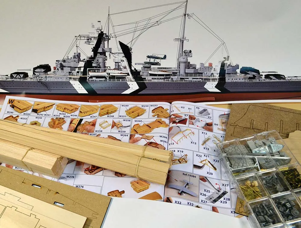 модель корабля своими руками Prinz Eugen