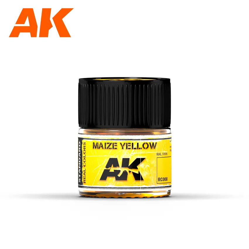 Краска AK Interactive, акриловая Maize Yellow (желтый), 10 мл
