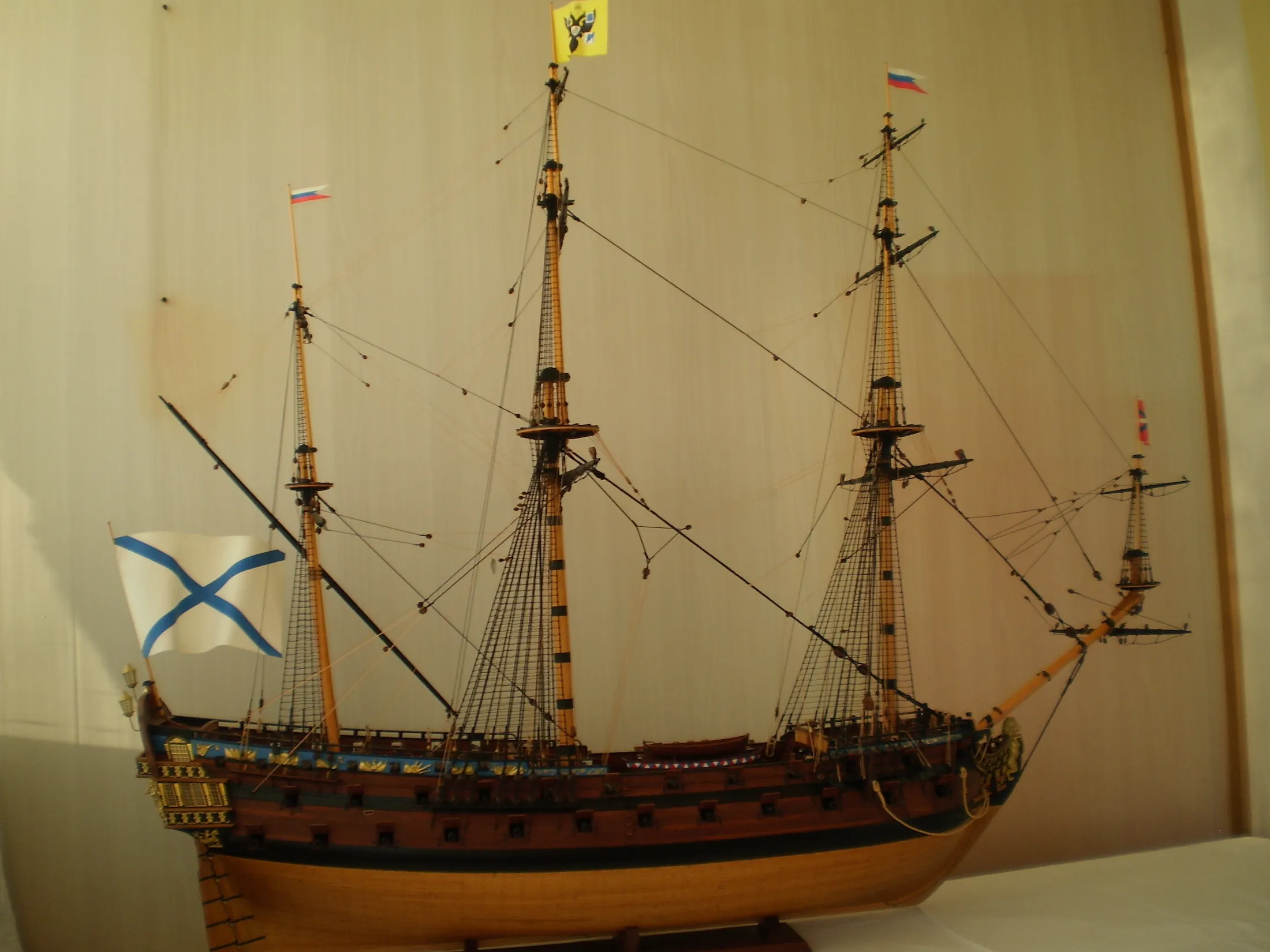 Модель корабля «Ингерманланд» (1715) - Верфь на Столе