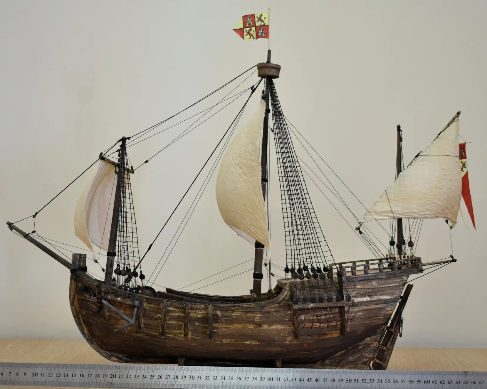 Модель корабля Каравелла «Пинта» - Верфь на Столе