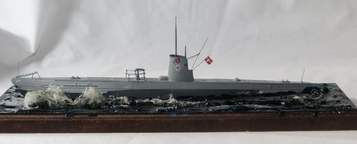 Модель корабля Подводная лодка тип 2 "U-19"   - Верфь на Столе