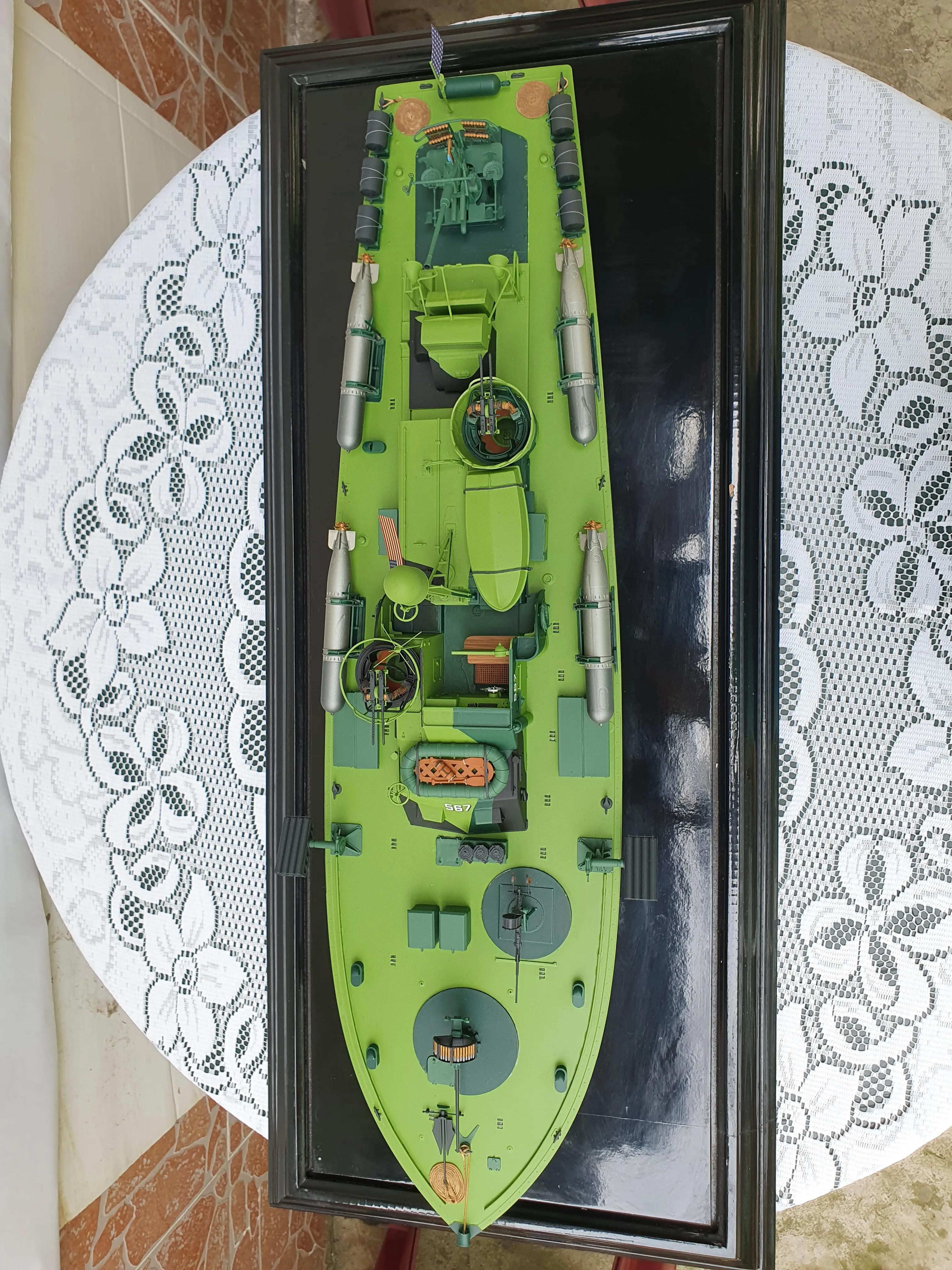 Модель корабля ELCO 80 TORPEDO BOAT PT-567 - Верфь на Столе