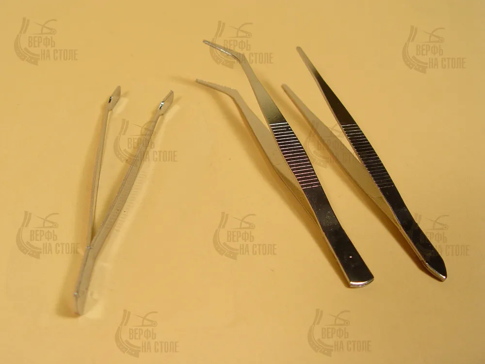 Набор китайских пинцетов, 3 шт.