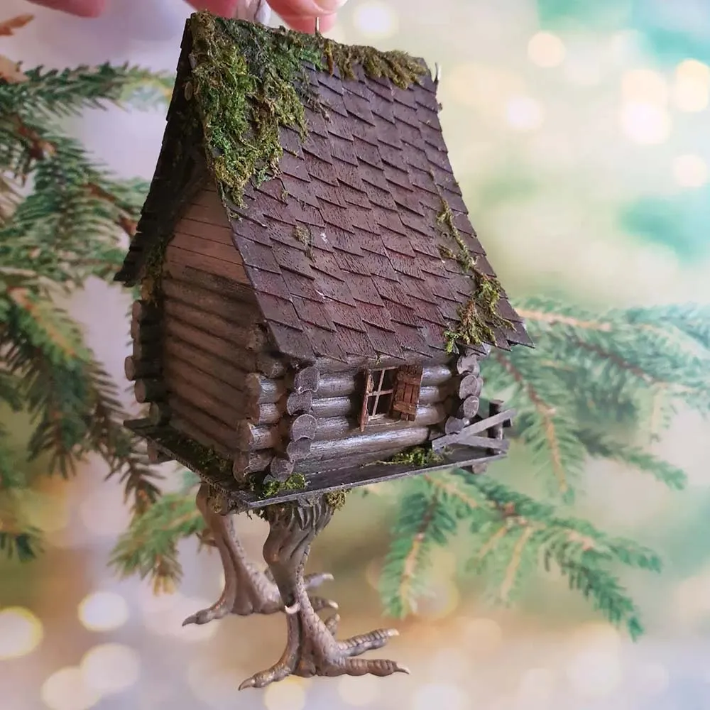 Ёлочная игрушка Избушка на курьих ножках, 140 деталей