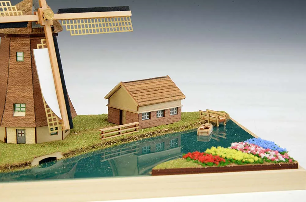 Деревня Kinderdijk