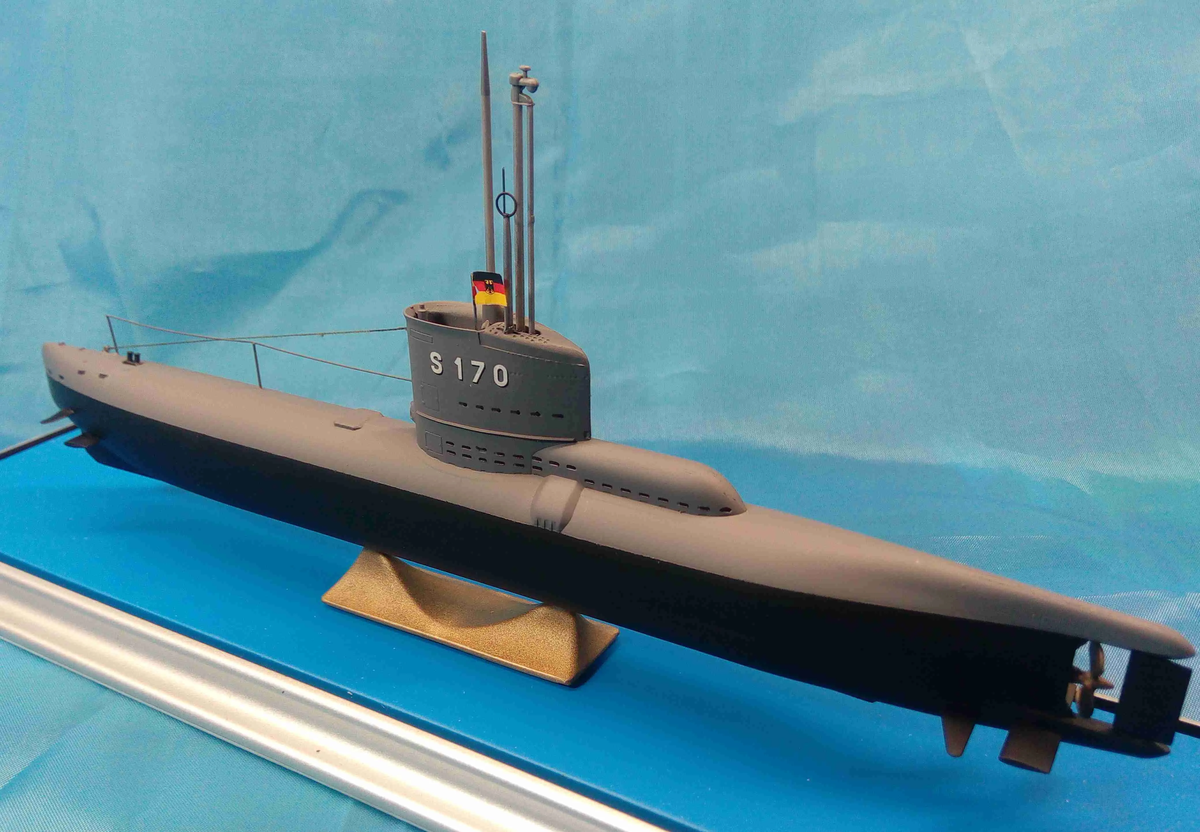 Модель корабля Немецкая подводная лодка XXIII серии «S-170» - Верфь на Столе
