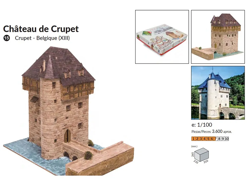 керамический конструктор купить Замок De Crupet