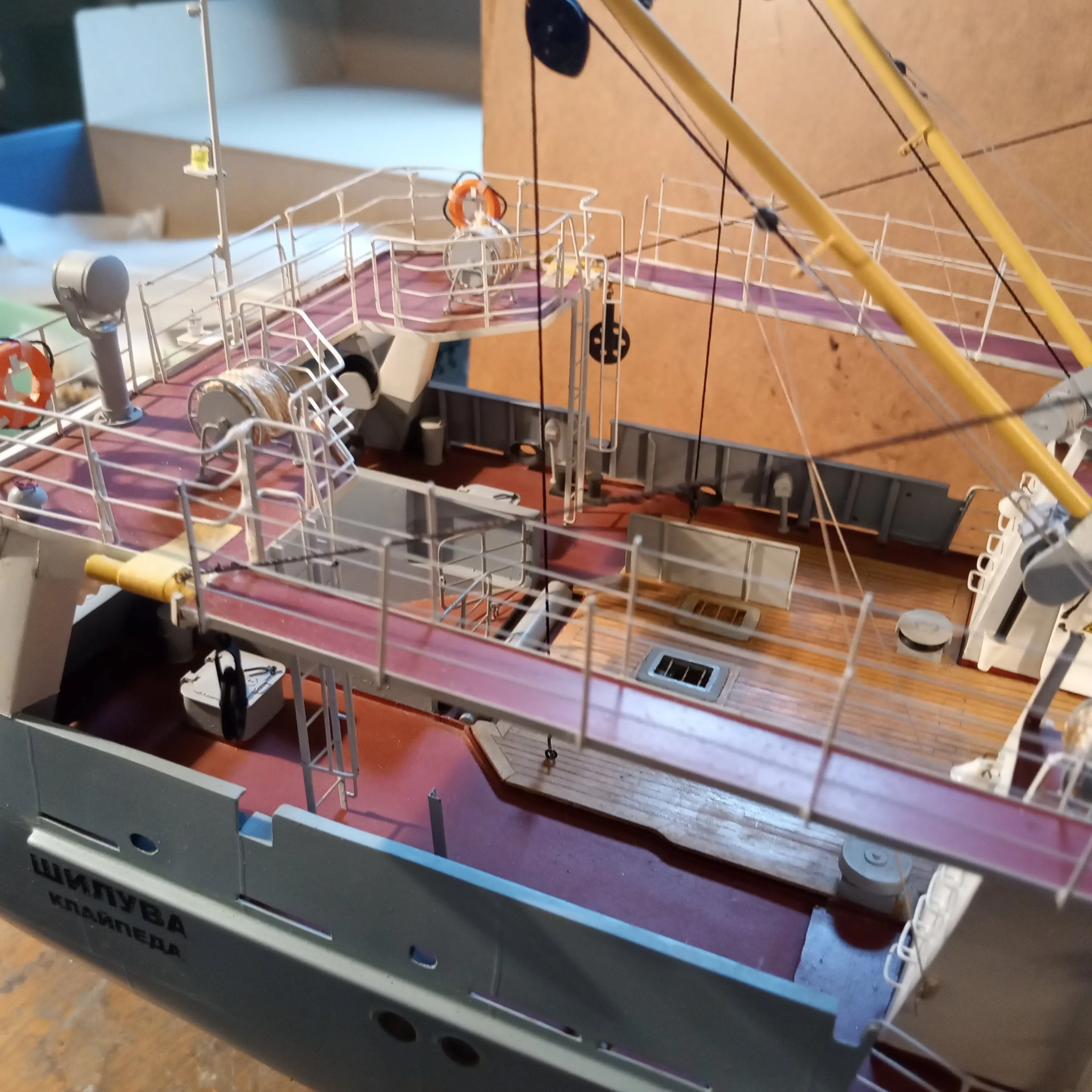 Модель корабля Рыболовный траулер "ШИЛУВА"  - Верфь на Столе