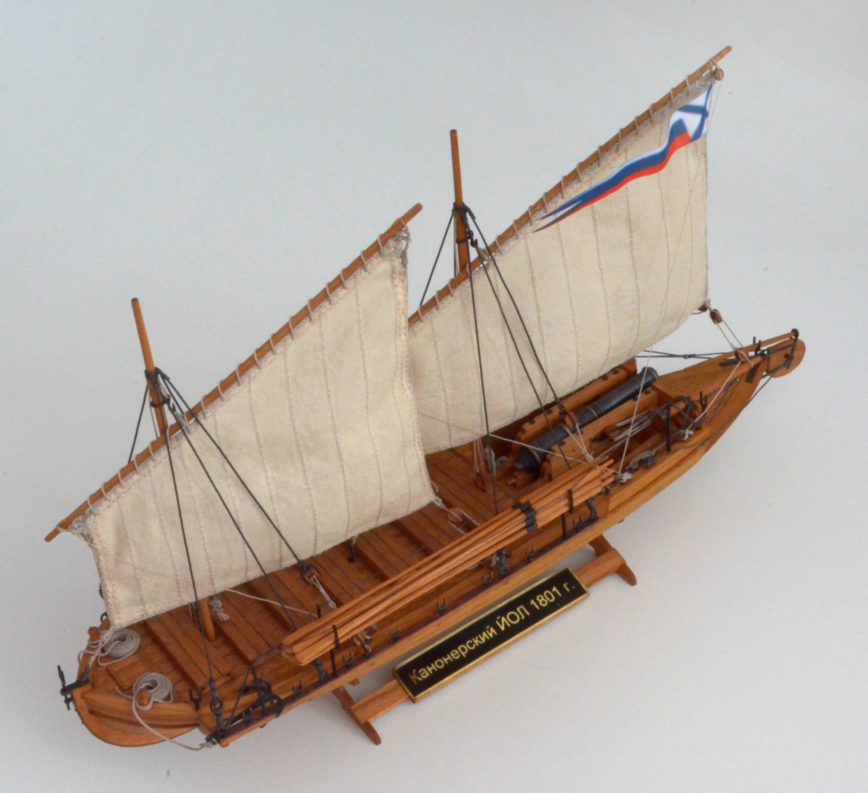 Модель корабля Канонерский Йол  - Верфь на Столе