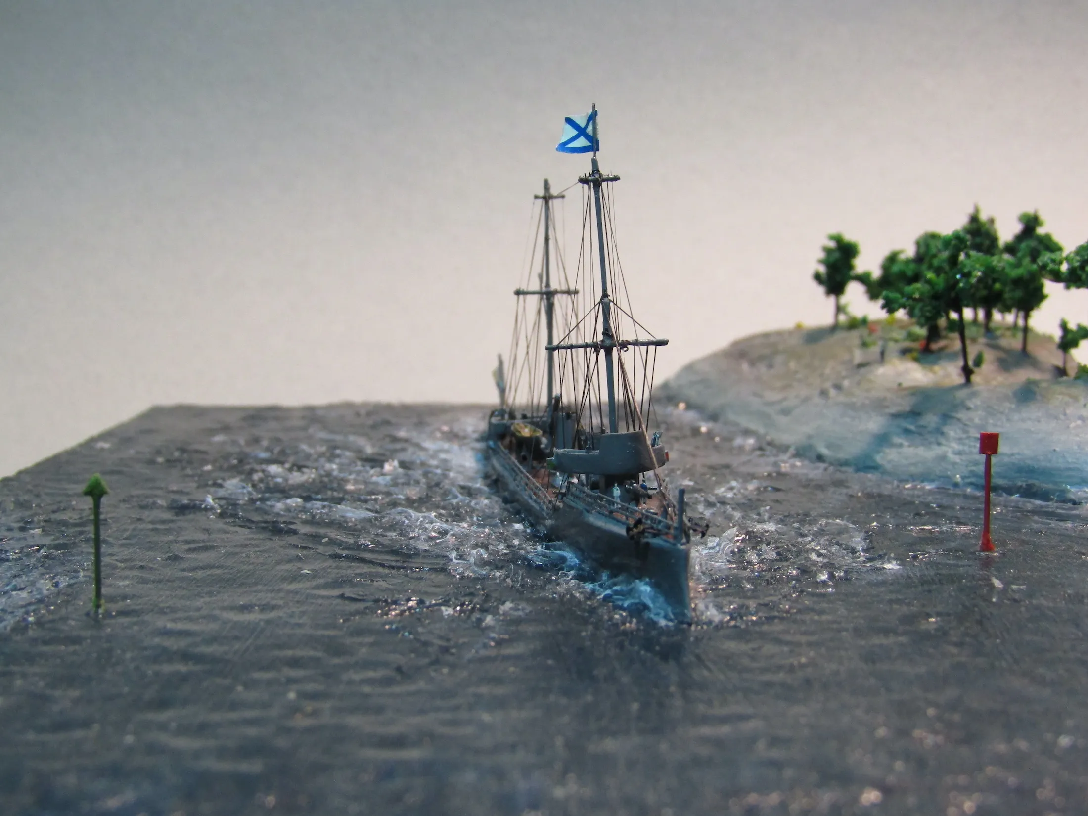 Модель корабля Эскадренный миноносец «Сибирский стрелок» 1906 г. - Верфь на Столе