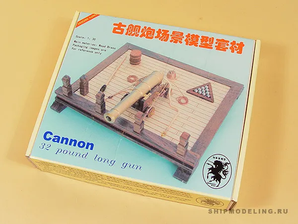 модель пушки 32-фунтовая пушка