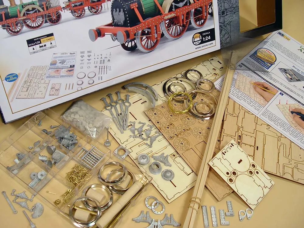 Модель паровоза ADLER + (Стартовый набор инструментов)