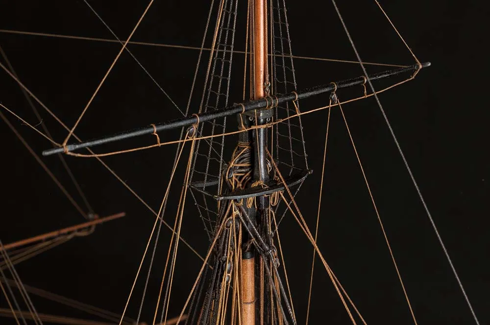 модель корабля для сборки Bonhomme Richard 1779 версия вишня-груша