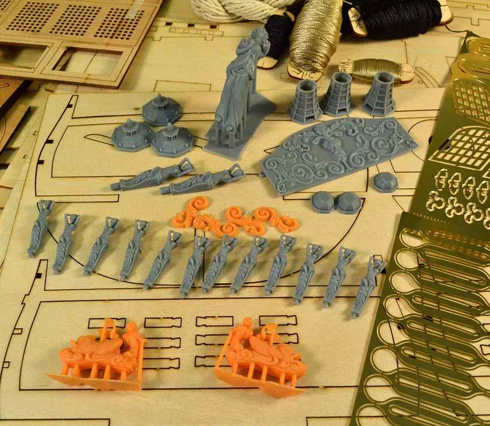 модель корабля для сборки Black Pearl (Черная Жемчужина), большая версия