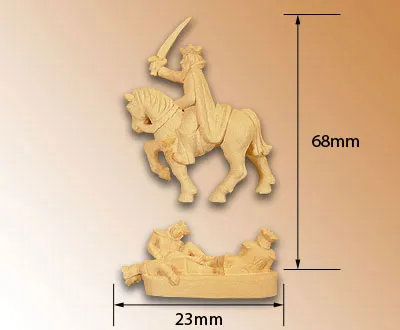 Носовая фигура на корабль Sovereign of the seas, дерево, масштаб 1:80