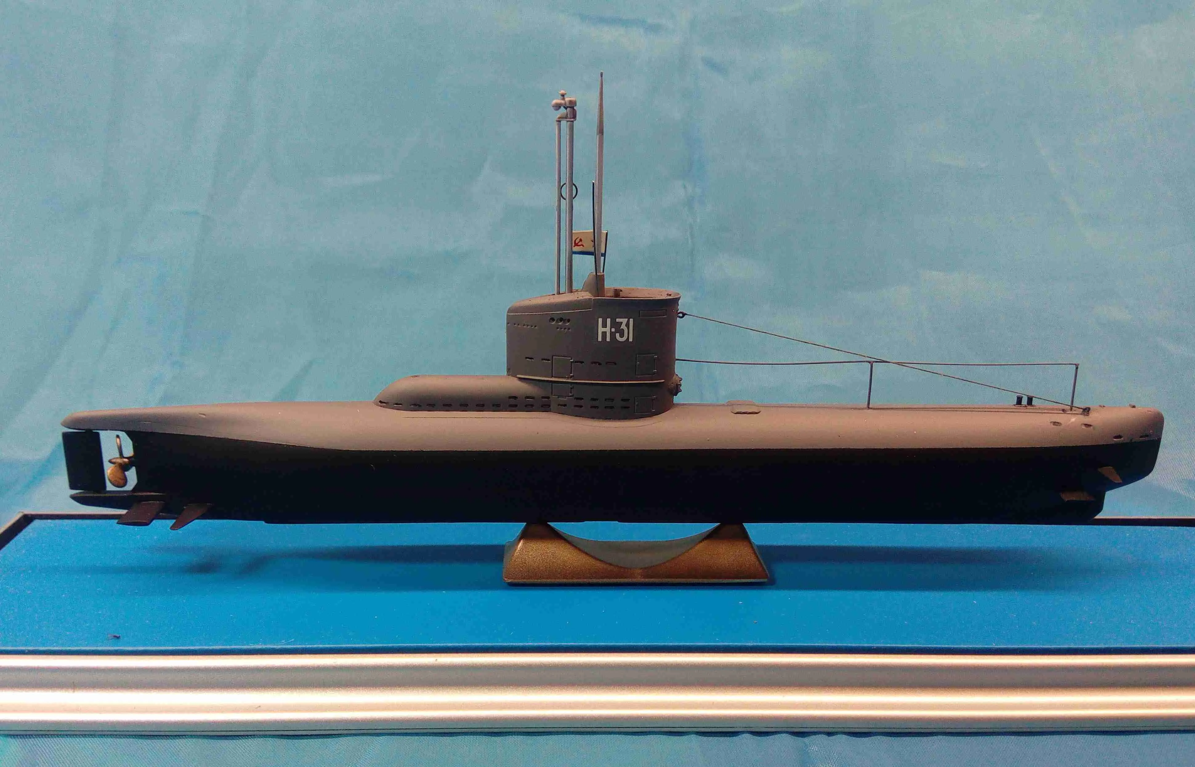 Модель корабля Подводная лодка XXIII серии «Н-31» - Верфь на Столе