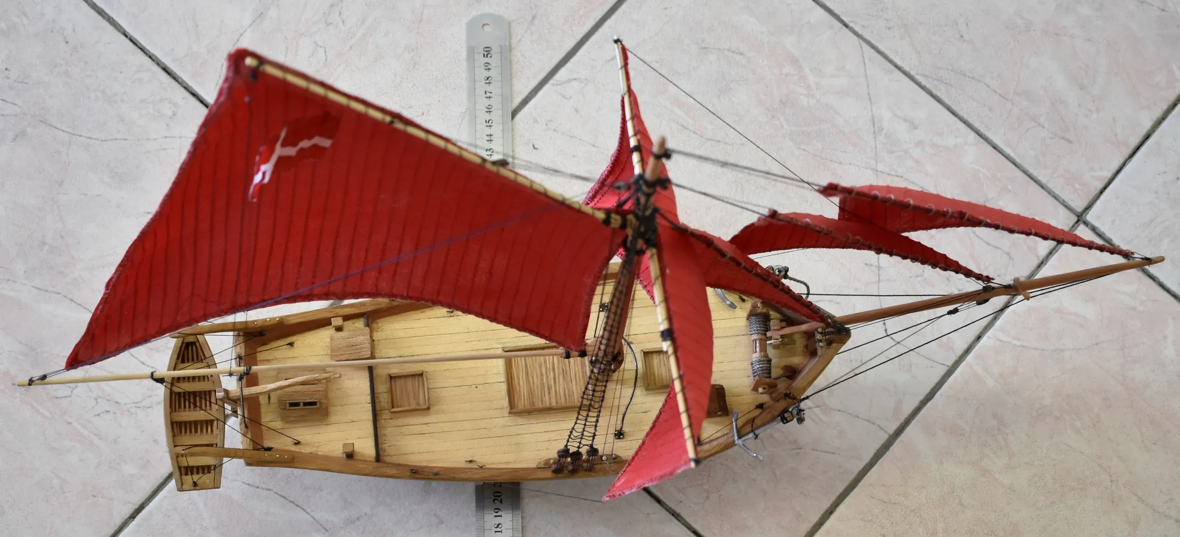 Модель корабля Скандинавская яхта - Верфь на Столе