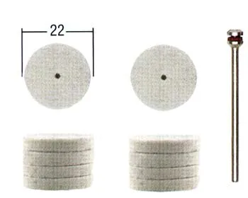 Войлочные насадки Proxxon, диск 22 мм, 10 шт