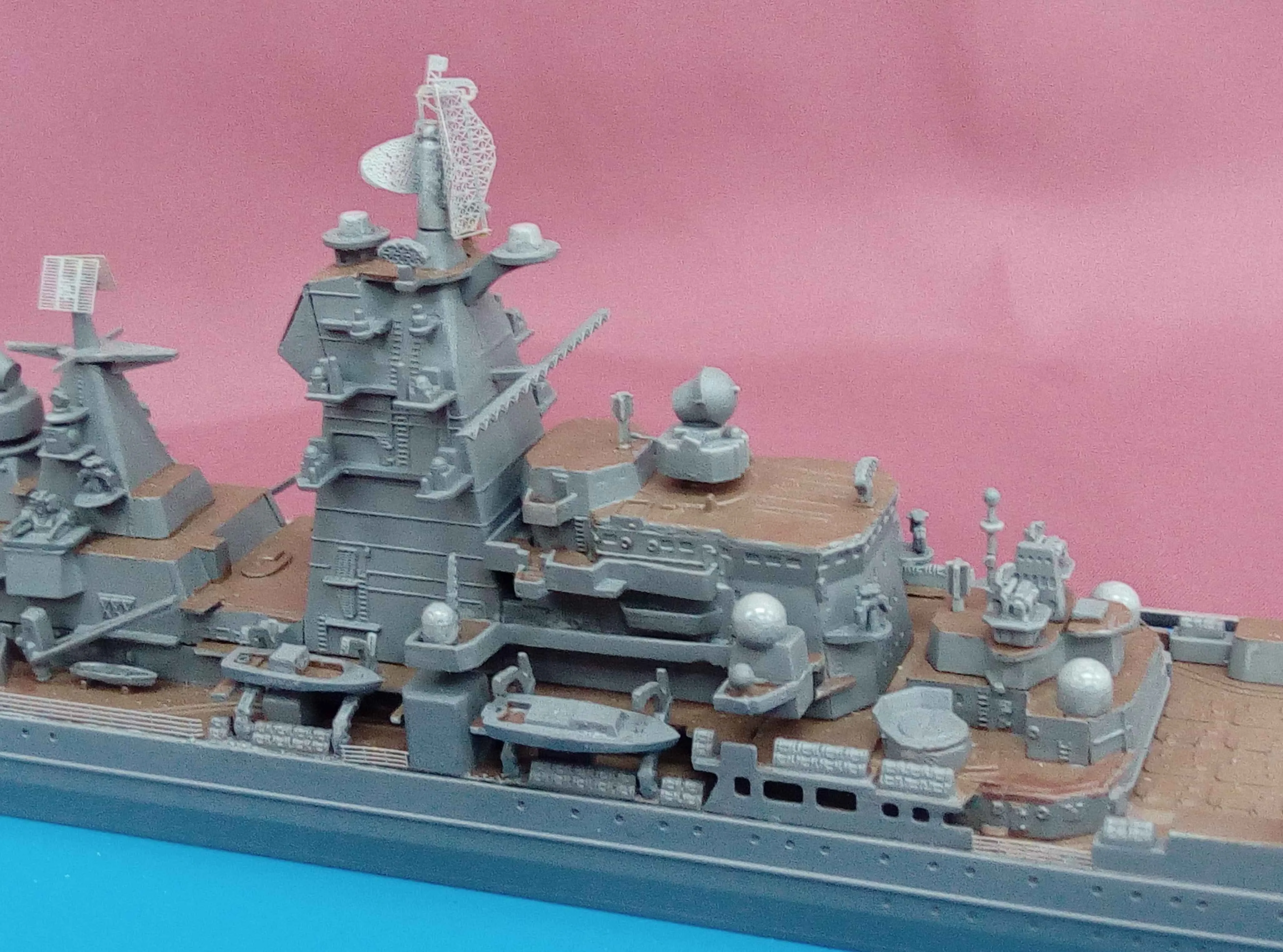 Модель корабля ТАРкр проекта 1144 «Адмирал Нахимов» - Верфь на Столе