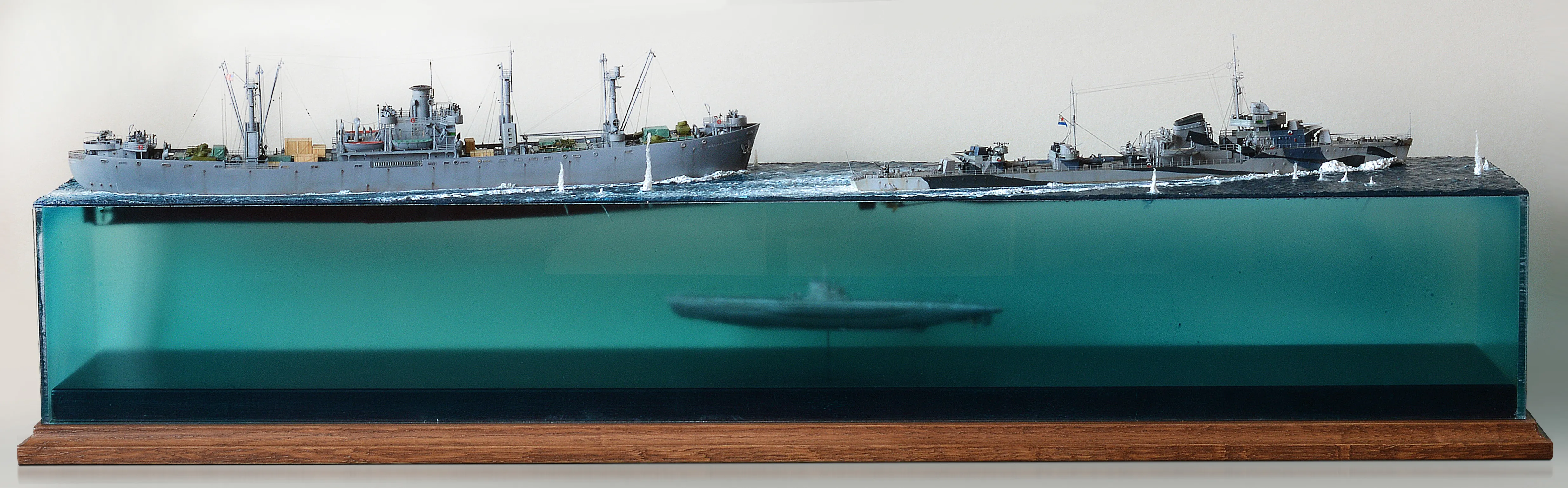 Модель корабля Диорама "Североморцы" - Верфь на Столе