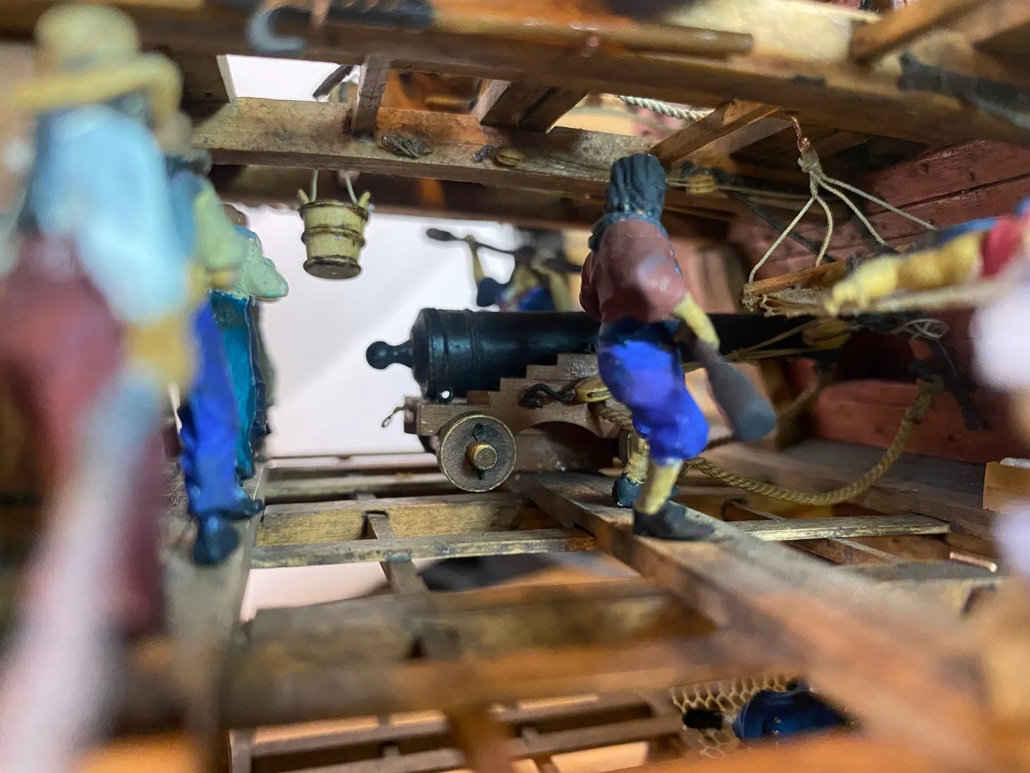 Модель корабля «Bonhomme Richard - Верфь на Столе