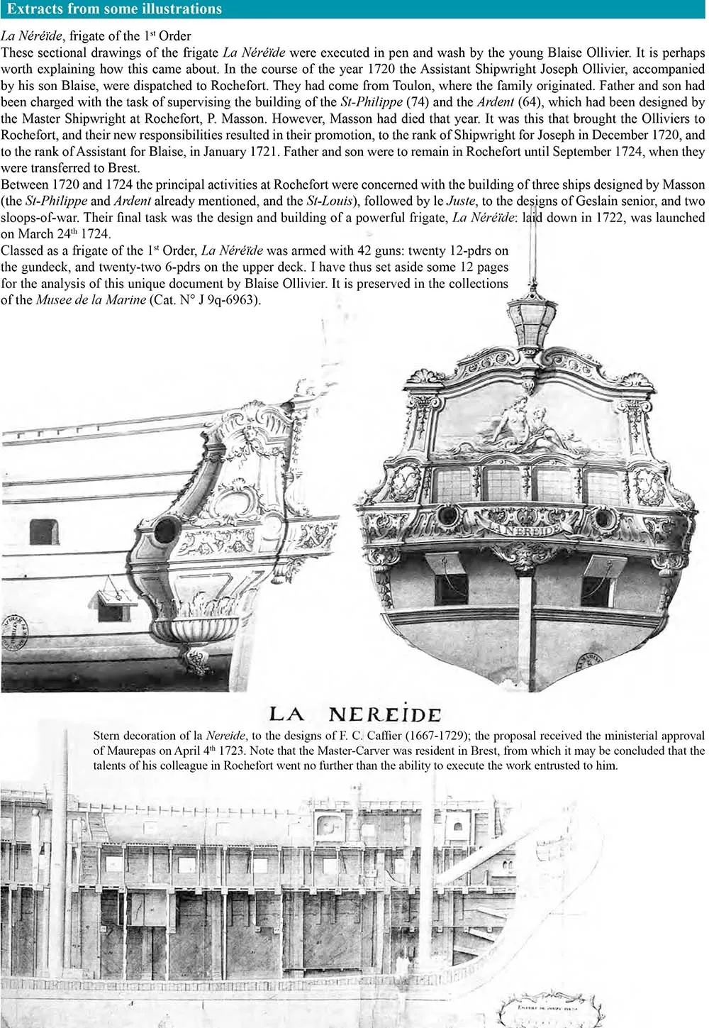 The history of the French frigates 1650-1850