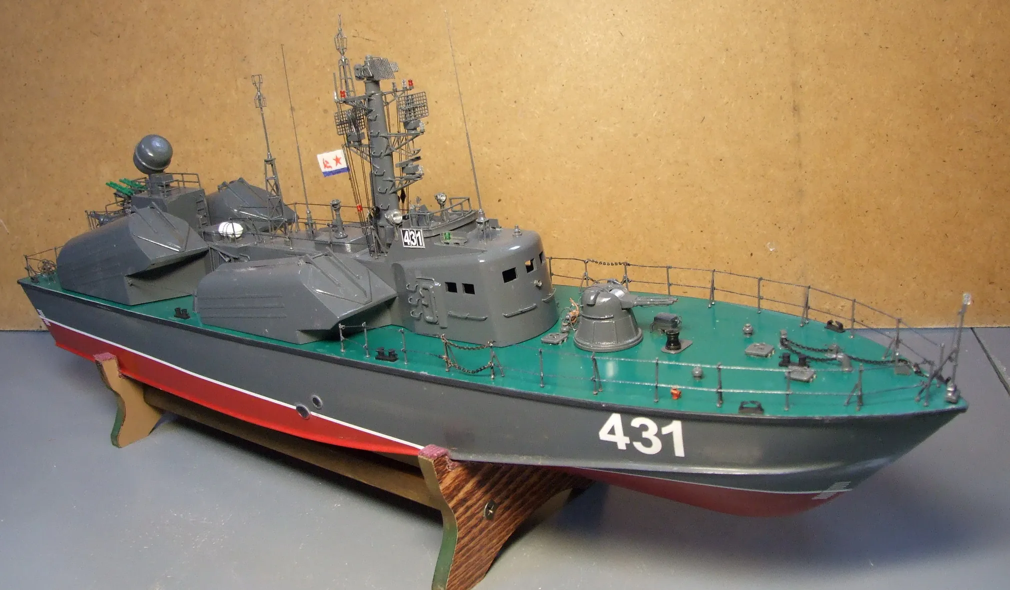 Модель корабля Ракетный катер проекта 205 «Оса» - Верфь на Столе